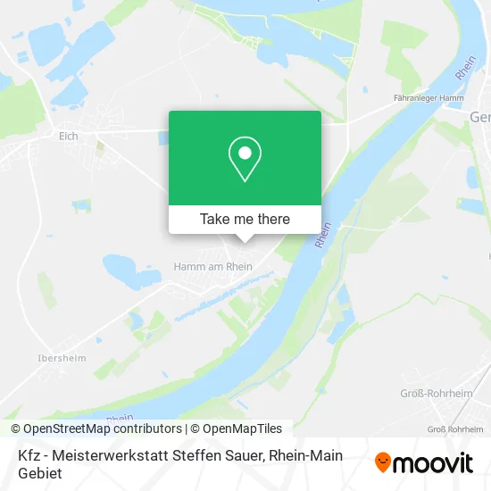 Карта Kfz - Meisterwerkstatt Steffen Sauer