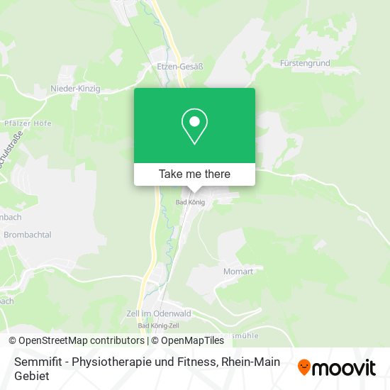 Карта Semmifit - Physiotherapie und Fitness