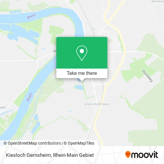 Карта Kiesloch Gernsheim