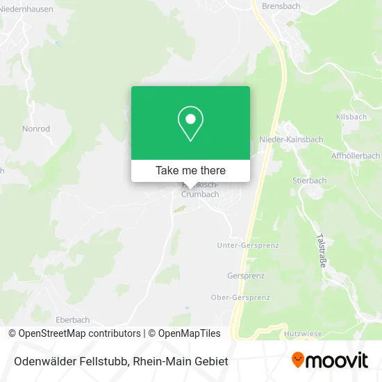Карта Odenwälder Fellstubb