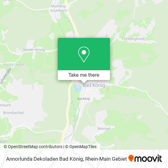 Annorlunda Dekoladen Bad König map