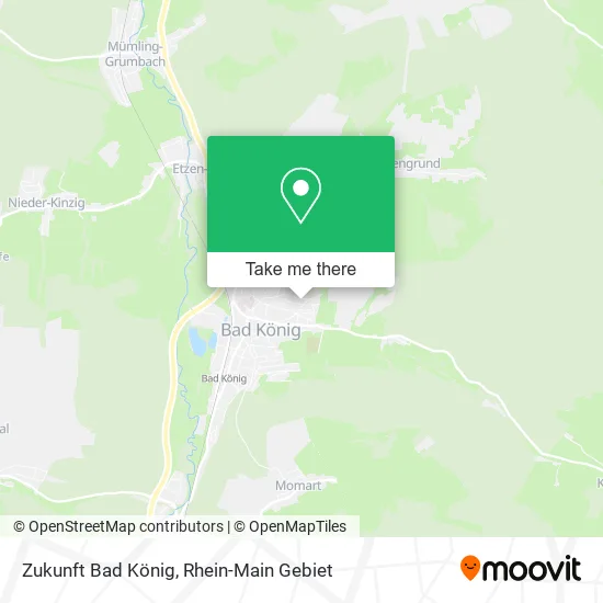 Карта Zukunft Bad König