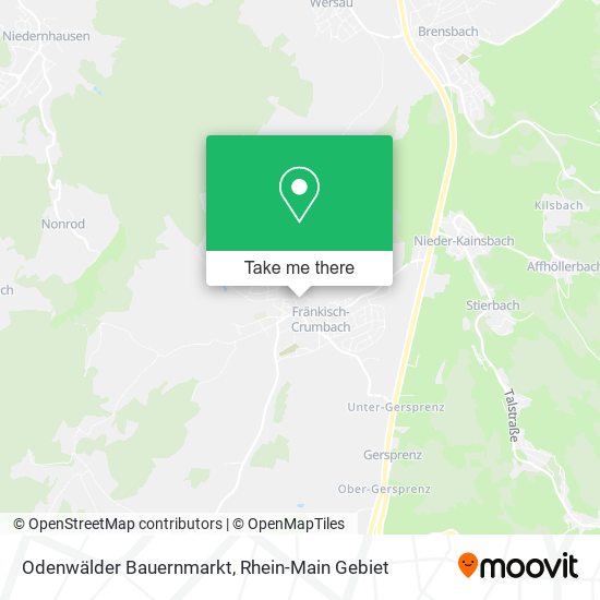 Odenwälder Bauernmarkt map