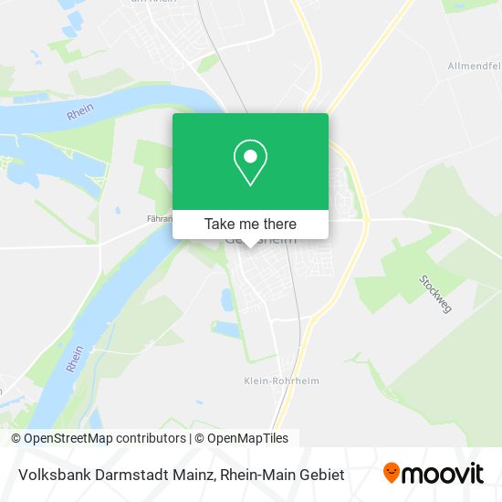 Карта Volksbank Darmstadt Mainz