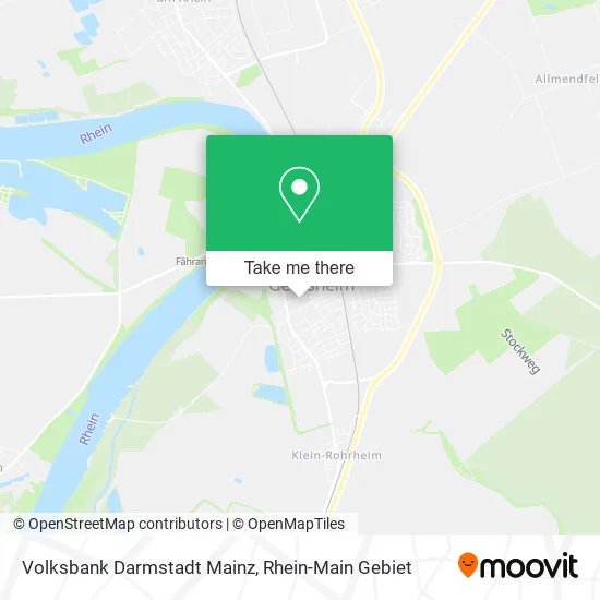 Карта Volksbank Darmstadt Mainz
