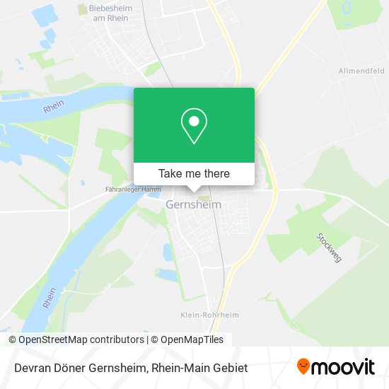 Devran Döner Gernsheim map