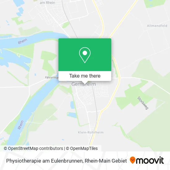 Карта Physiotherapie am Eulenbrunnen