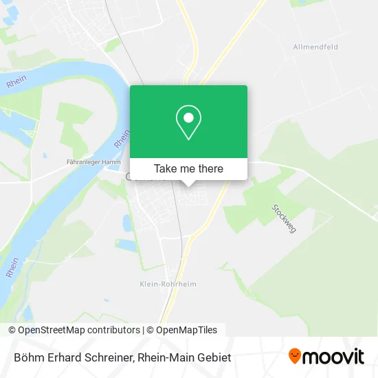 Карта Böhm Erhard Schreiner