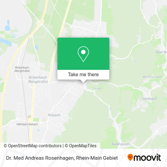 Карта Dr. Med Andreas Rosenhagen