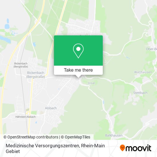 Medizinische Versorgungszentren map