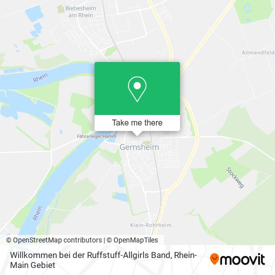 Willkommen bei der Ruffstuff-Allgirls Band map