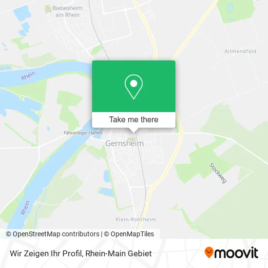 Карта Wir Zeigen Ihr Profil