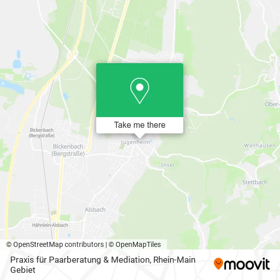 Карта Praxis für Paarberatung & Mediation
