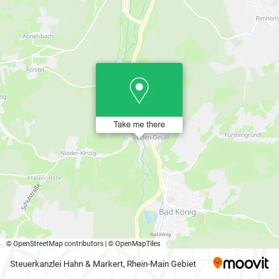 Карта Steuerkanzlei Hahn & Markert