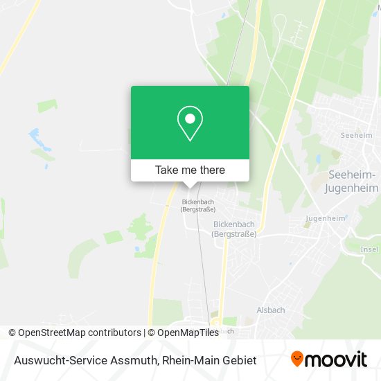 Карта Auswucht-Service Assmuth
