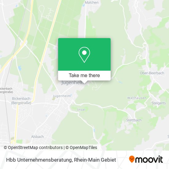 Hbb Unternehmensberatung map