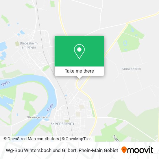 Wg-Bau Wintersbach und Gilbert map