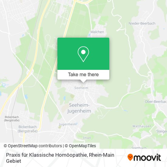 Praxis für Klassische Homöopathie map
