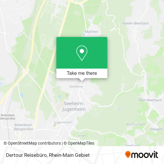 Карта Dertour Reisebüro