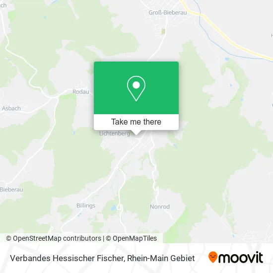 Карта Verbandes Hessischer Fischer