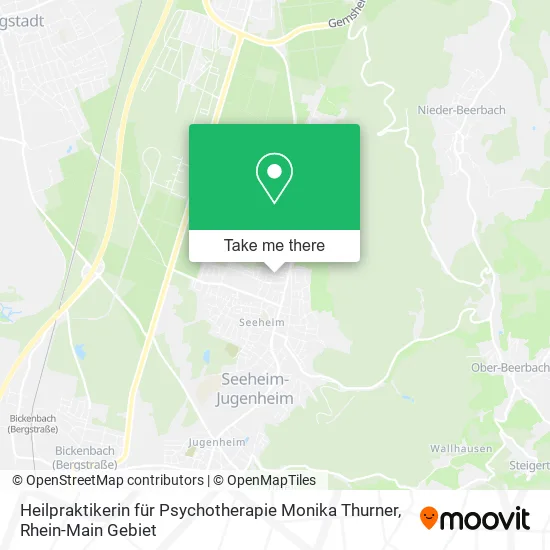 Карта Heilpraktikerin für Psychotherapie Monika Thurner