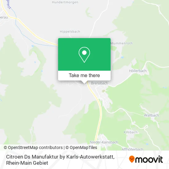 Карта Citroen Ds Manufaktur by Karls-Autowerkstatt