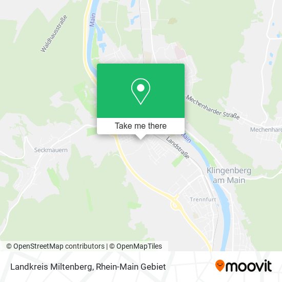 Карта Landkreis Miltenberg