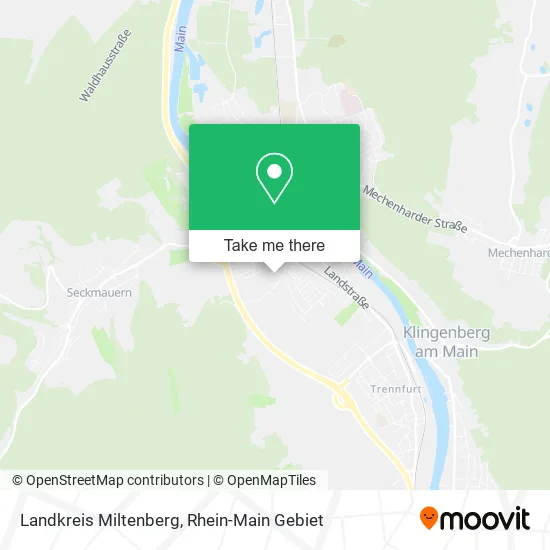 Карта Landkreis Miltenberg