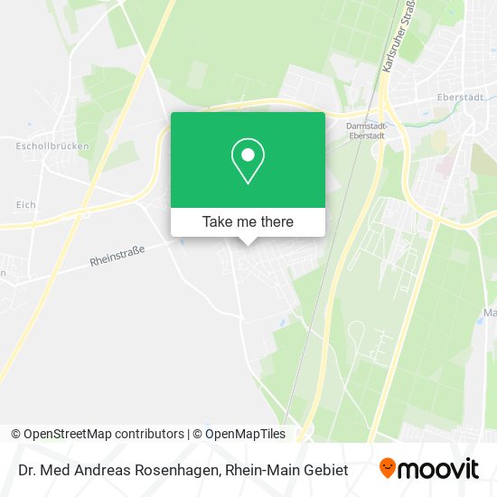 Dr. Med Andreas Rosenhagen map