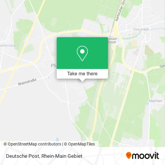 Карта Deutsche Post