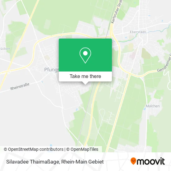 Карта Silavadee Thaimaßage