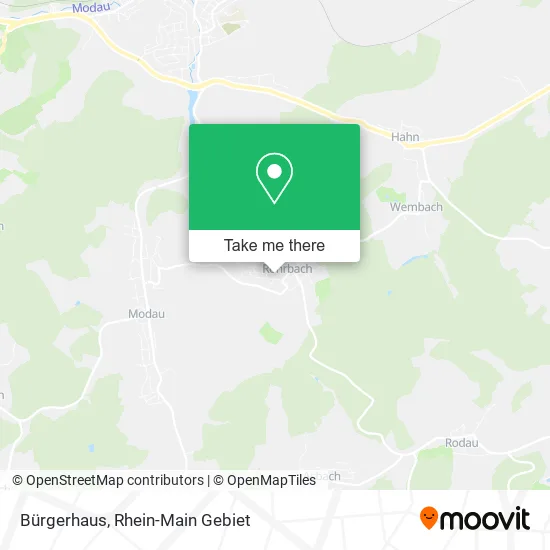 Карта Bürgerhaus