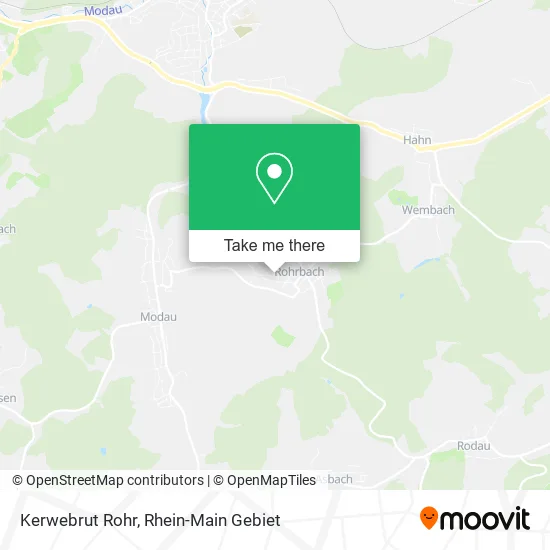 Kerwebrut Rohr map