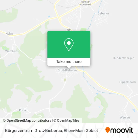 Карта Bürgerzentrum Groß-Bieberau