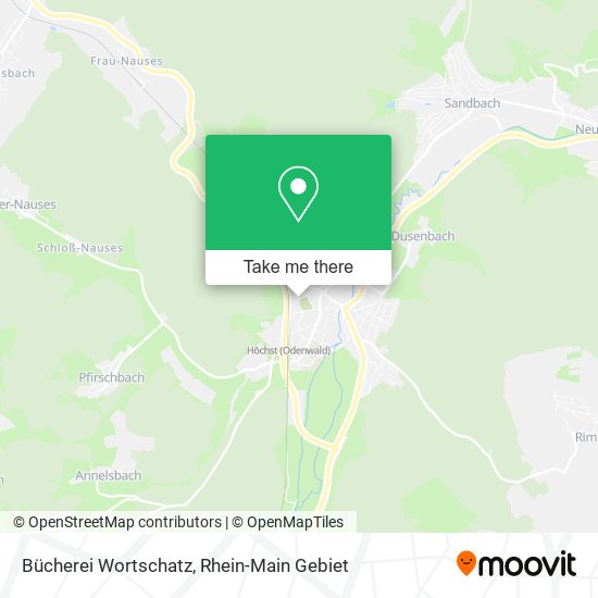 Bücherei Wortschatz map