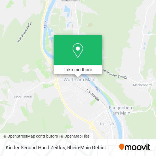 Карта Kinder Second Hand Zeitlos
