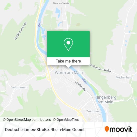 Карта Deutsche Limes-Straße