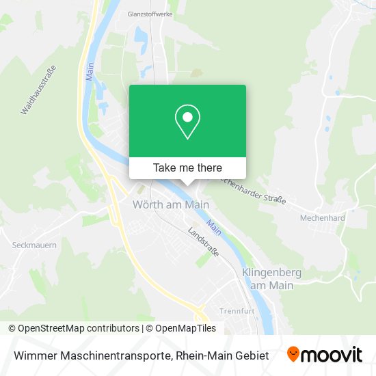 Wimmer Maschinentransporte map