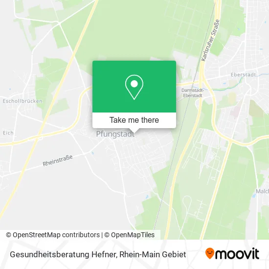 Карта Gesundheitsberatung Hefner