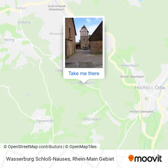Карта Wasserburg Schloß-Nauses