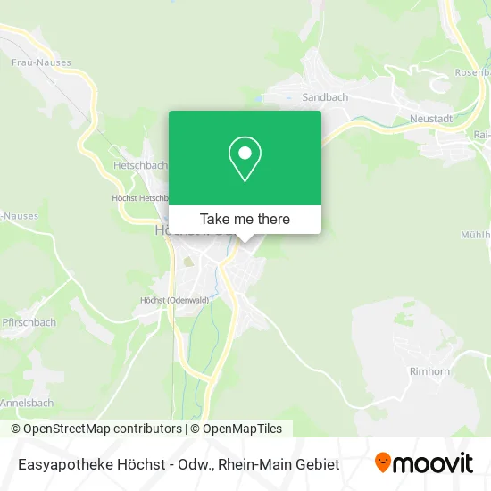 Карта Easyapotheke Höchst - Odw.
