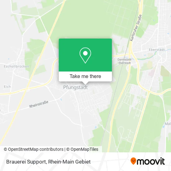 Карта Brauerei Support