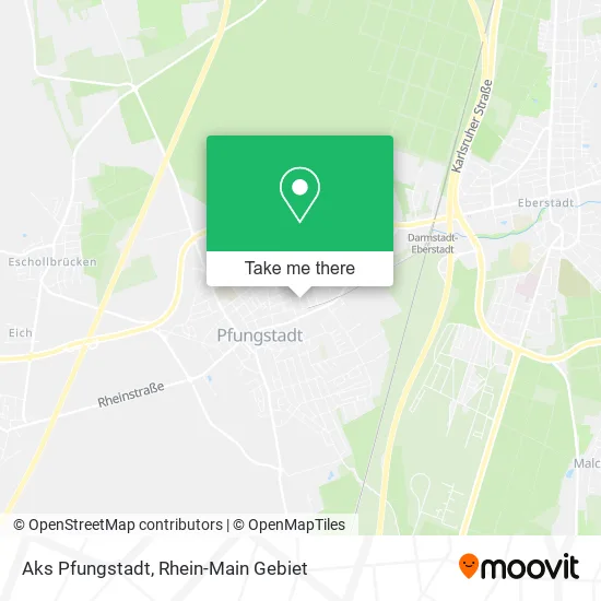 Карта Aks Pfungstadt