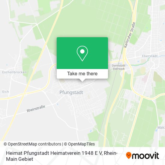 Heimat Pfungstadt Heimatverein 1948 E V map