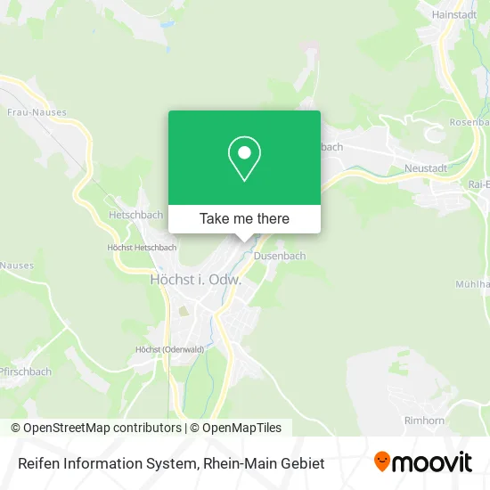Карта Reifen Information System