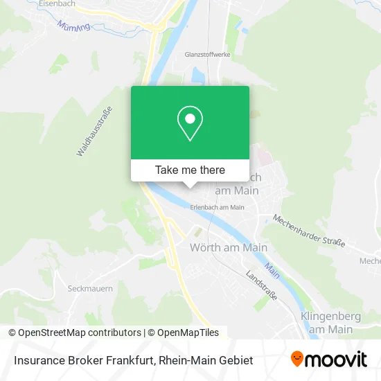 Карта Insurance Broker Frankfurt