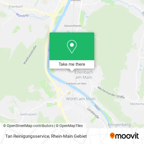 Карта Tan Reinigungsservice