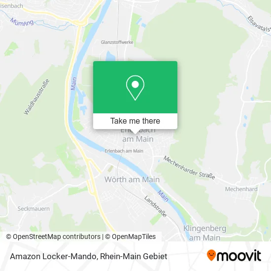 Amazon Locker-Mando map