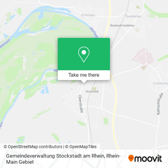 Gemeindeverwaltung Stockstadt am Rhein map