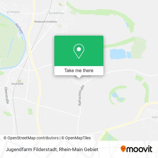 Карта Jugendfarm Filderstadt